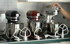 KitchenAid Pro 5, KitchenAid Artisan and KitchenAid Classic Mixers