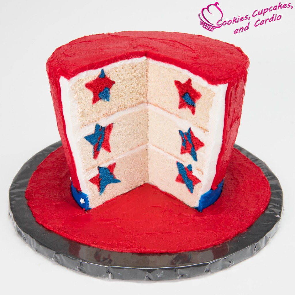 Forth of July Hat cake 