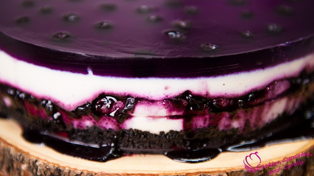 Huckleberry/Blueberry Cheesecake 