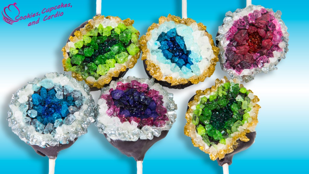 how to make geode cake pops 