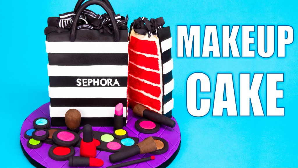 make up cake tutorial